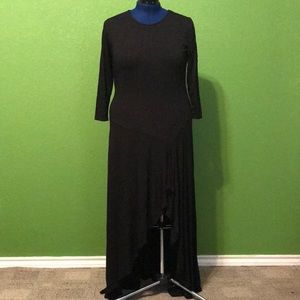 NY&CO Black Hi-Lo Dress